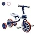 XIAPIA 3 en 1 Tricycle Bébé évolutif Draisienne Enfants 2-5 Ans Tricycle Vélo Enfant Garçons Filles Trotteur Bebe 18 à 48 Mois Premier Cadeau Noël Anniversaire Jeux Exterieur Jouet de Marcheur