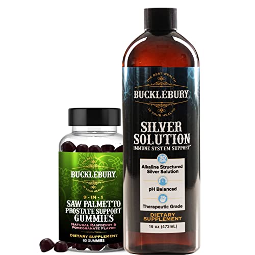 Bucklebury Saw Palmetto Prostate Gummies And Structured Liquid Silver Solution 30Ppm #TOP24