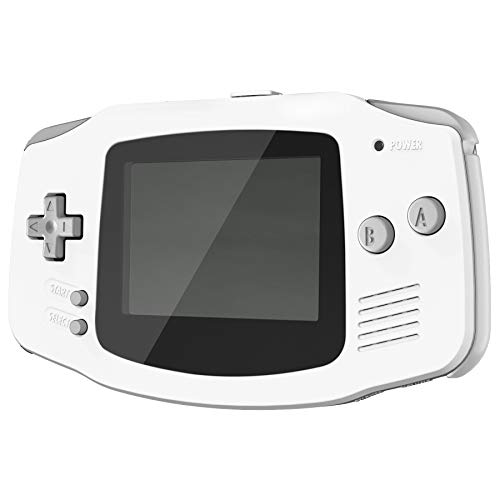 Image of IPS Ready Upgraded eXtremeRate White Replacement Shell Full Housing Cover & Black Screen Lens for Gameboy Advance - Compatible with Both IPS & Standard LCD - Without Console & IPS Screen