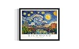 Virginia Richmond Wall Art Print Poster, State Painting Photo Artwork Wall Decor Nature Landscape Bedroom Bathroom Living Room 174C (Virginia Richmond, 16 x 20 inches, Unframed)