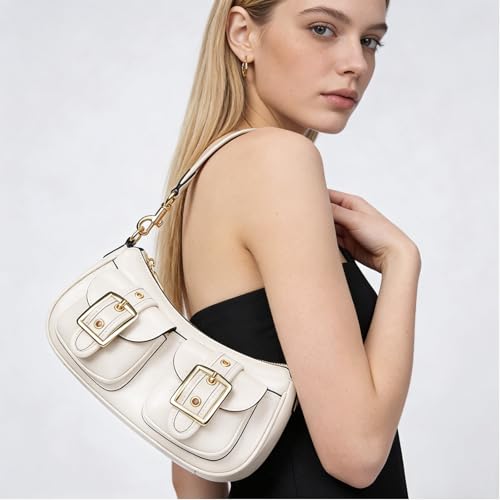 Image of Shoulder Bag for Women Y2k Purse Leather Hobo Tote Handbag Trendy Going Out Purse Crossbody Everyday Purse
