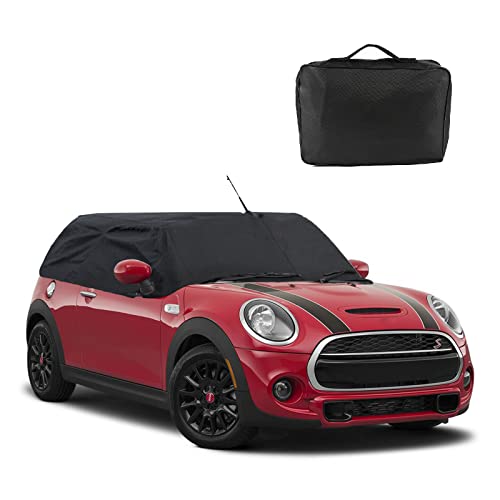 Telo Copriauto Per Mini Cooper 3 Porte 2000-2022 | Impermeabile 300D Con Cerniera E Strisce Riflettenti - Foto 12