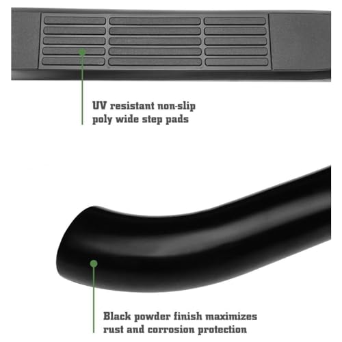 Barra estribo negra 2 piezas para Ford Ranger 2019-2022 miniatura 4