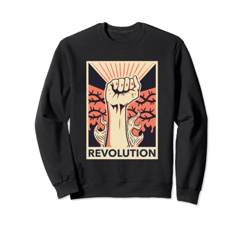 Retro-Uhrwerk: Revolution Sweatshirt