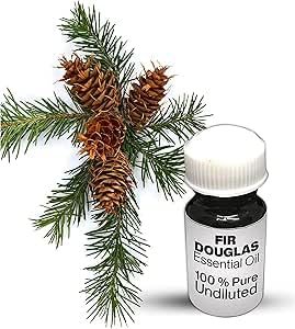 Fir Douglas Essential Oil / 100% Pure Fir Douglas Undiluted Essential Oil Premium Quality (25 ML, NATURAL)