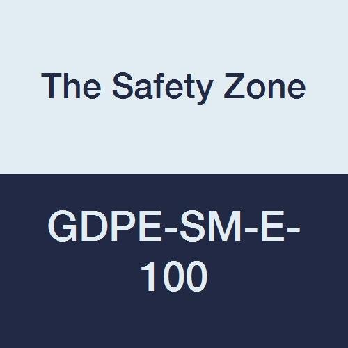 The Safety Zone GDPESME100 Powder Free Polyethylene Gloves, Embossed