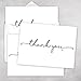 Thanks From The Heart Thank You Note Card Pack / 36 Thanks Greeting Cards With White Envelopes / 3 1/2
