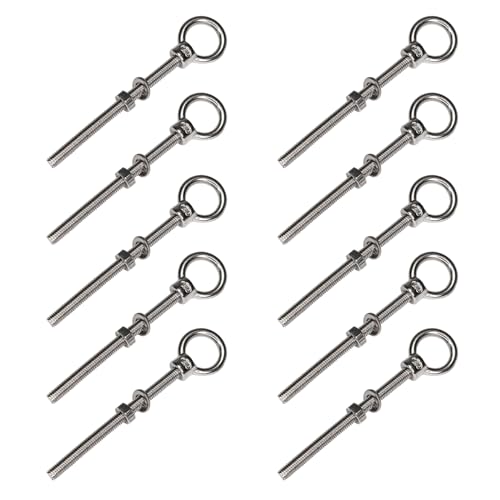 Perno anillo M8 x 80 de acero inoxidable V4A Priostahl tornillo con tuerca anular pack de 10 2