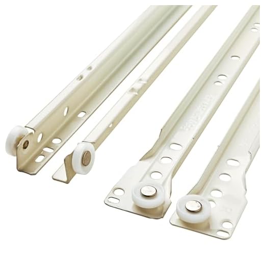 Self-Closing Drawer Slides, 50lb Capacity