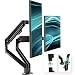 Produktbild EleTab Monitor Halterung 2 Monitore, Höhenverstellbar für LED und LCD 13"-32" Zoll Dual Monitor Schreibtisch- neigbar 180° schwenkbar 360°. VESA 75/100 Wiegt 2-9 kg