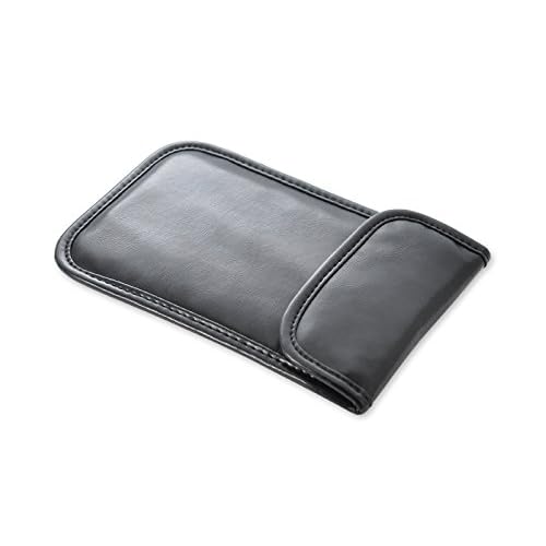 Simple PU Leather Cell Phone Anti-tracking Anti-spying GPS Rfid Signal Blocker Pouch