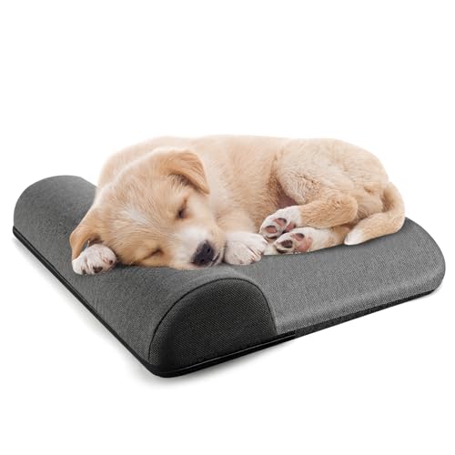 VINGVO Dog Bolster Pillow/Headrest, for Cervical Vertebra/Neck Stable Support, Portable Elastic Soft Pet Headrest for Dog Cat (S?12.76 x 11.81in?)