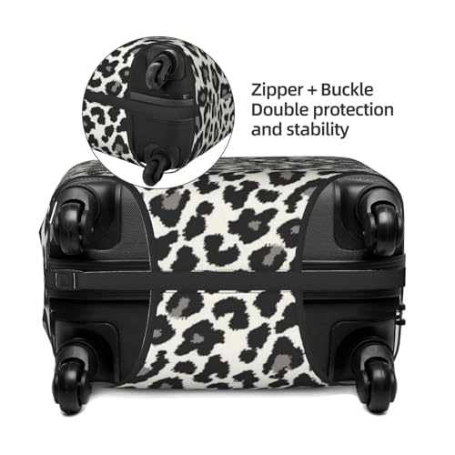 Leopard Print Print Suitcase Cover Luggage Protector Washable Elastic Fashionable Travel Gear Cover4