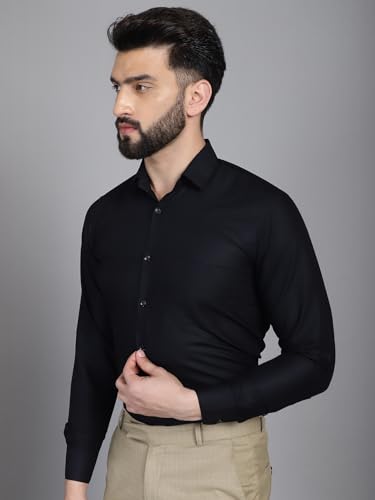 Image of Indian Needle Men's Solid Regular Fit Shirt