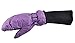 SnowStoppers Kid's Waterproof Stay On Winter Nylon Mittens Medium / 2-5 Years Deep Lilac