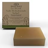 DOEI DOEI ORGANIC Gel de Baño Hidratante Sólido - Gel Super Orgánico Hecho con Aloe Vera Orgánico, Aceite de Coco y Aceite de Oliva - Gel Limpiador Orgánico Ultra Suave - 100 grs