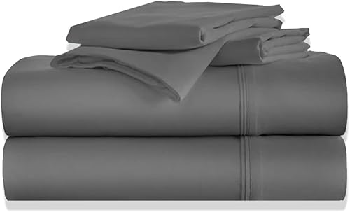 Sábanas de algodón egipcio de 1000 hilos, tamaño individual XL, 4 piezas, sábanas 100% algodón de fibra larga para cama tamaño individual XL,