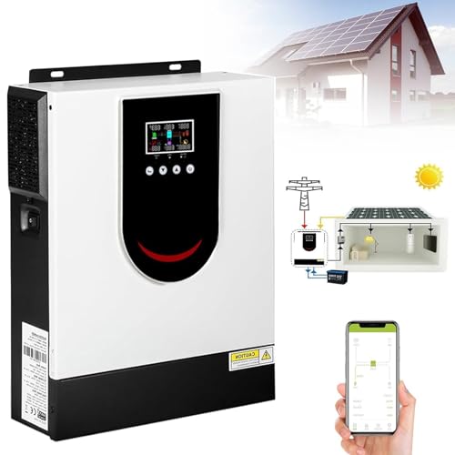 Inversor Solar Híbrido (1.0-10.2kw), Pantalla Lcd,12v...