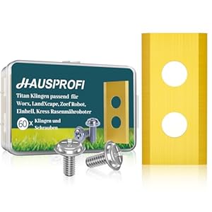 HAUSPROFI 60x Titan Ersatzmesser Mähroboter