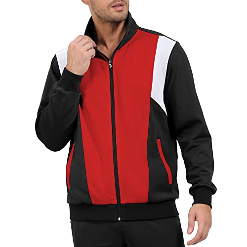 Men's Tracksuits Casual 2 Piece Sweatsuits Sets Full Zip Track Suits Mens Athletic Running Jogging Sweat Suits Men2