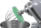 Whisk Wiper® PRO for Stand Mixers - Mix Without The Mess - The Ultimate Stand Mixer Accessory - Compatible With KitchenAid Tilt-Head Stand Mixers - 4.5qt, 5qt (Color: Aquamarine)