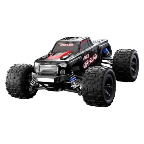 Speedywheels 1/20 Brushless 4WD RC Truck, Brushless Mini RC Hobby Truck for Bashing, Drifting, High Speed 50KM/H Remote Control Car C8811 with 2X Batteries Cover