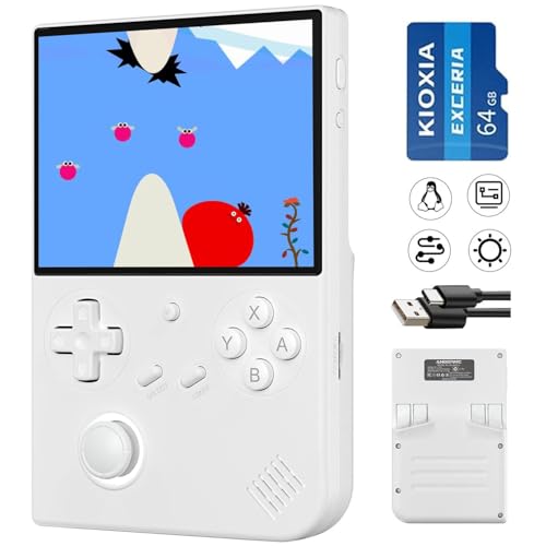 RG40XXV Handheld-Spielkonsole RG 40XXV 4 0-Zoll-IPS-Bildschirm mit vorinstallierter 64-GB-TF-Karte 5223 Spiele Unterstützt 5G-WLAN 4.2 Bluetooth Online-Kämpfe Streaming und HDMI Retro-Emulator RG40XX