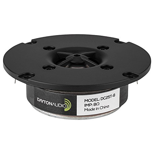 【国内正規品】Dayton Audio DC25T-8 25mm チタンドーム ツィーター 8Ω[ペア] DC25T-8-2P