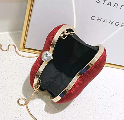 TOOBA-Handicraft-Party-Wear-Heart-Shaped-Box-Clutch-Bag-Purse-with-Handle-For-Bridal-Casual-Party-Wedding