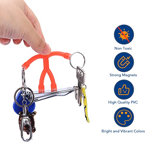 Trymag Man Fridge Magnets, 10Pcs Funny Magnetic People Mini Flexible Humanoid Refrigerator Magnets Colorful Magnetic Toy For Kids, Adults, Whiteboard, Office, School Decoration #TOP4