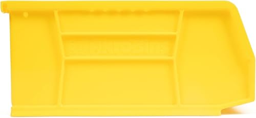 Miniatura 4 de Hudson Exchange - Contenedor apilable de plástico de 11 x 11 x 5 pulgadas para colgar (amarillo)