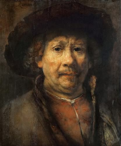Impression d'art Rembrandt grand format toile murale vintage salon et chambre