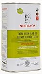 Olivenöl 1L aus Kreta „NIKOLAOS“ - Extra Nativ - Premium Qualität mit niedrigem Säuregehalt, Kaltgepresst, Reich an Polyphenolen, Neue Ernte: 2025/2026. MHD: Apr.–Juni 2027