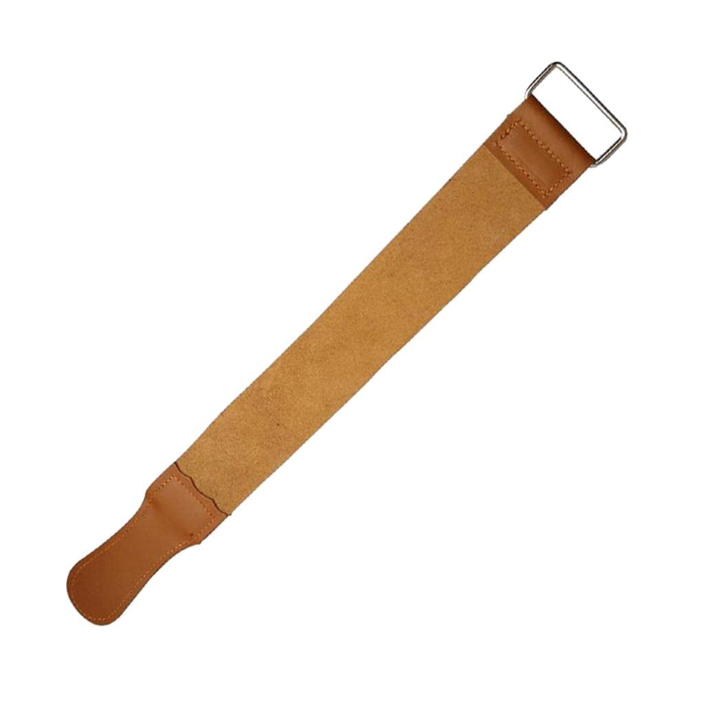 Professional Yellow Barber Leather Strop for Men Shaver | Ultimate Smooth Shaving Experience | Handcrafted Strop for Sharpening Straight Razors