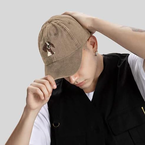 Negi Denim Hat for Men Women Washed Distressed Adjustable Dad Hats Baseball Cap Vintage Unconstructed Plain Cap Unisex Fit - Image 5