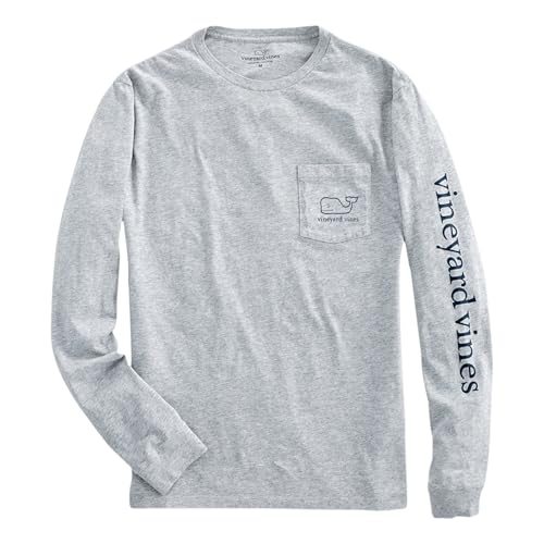 Image of vineyard vines Men's Long Sleeve Vintage Whale Pocket T-Shirt
