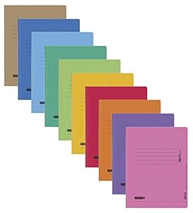 Brunnen Schnellhefter Pappe extrastark 10 Farben Mix