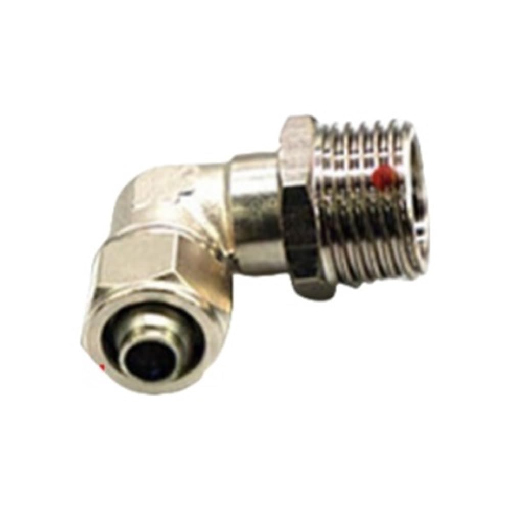 Pipe Hose Connector Pneumatic Connector Elbow Quick Thread Fitting, Male BSP Hose Tightening 1 piece(PL12-04)