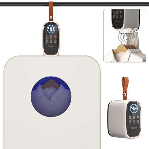fbootfike Portable Clothes Dryers for Apartments High Power Dual Motors No-Installation Fast Small Mini Clothes Dryer Compact Electric Dryer for RV Home Use Travel Clothes Dryer