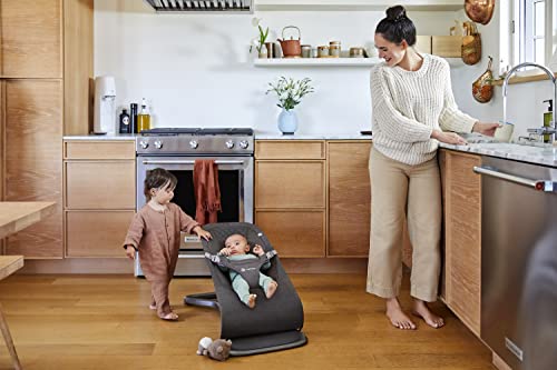 Image of Ergobaby Evolve 3-in-1 Bouncer, Adjustable Multi-Position Baby Bouncer Seat with Newborn Insert, Head-Hip Support, Ergonomic & Lightweight Rocking Chair, Folds Flat for Storage, 2-13 Kgs, 0-2 Years