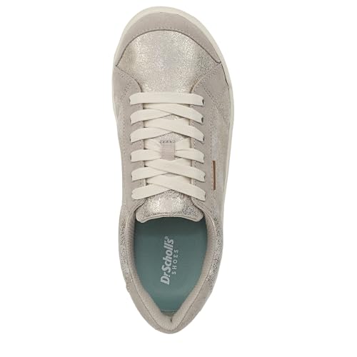 Dr. Scholl's Women's Be Bright Sneaker Metallic Oyster Grey 8 M - image 6