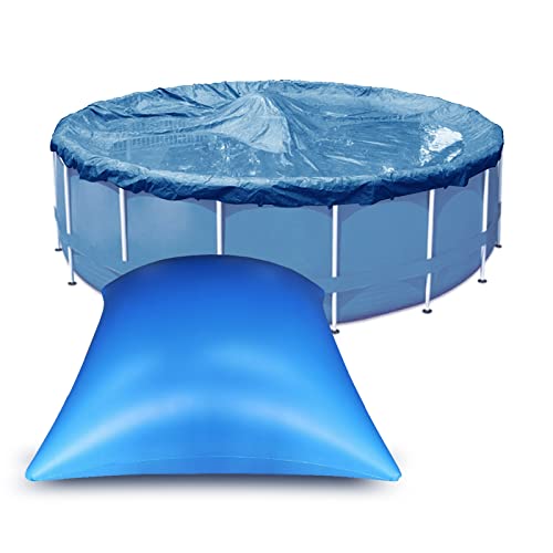 Coussin Piscine Hivernage 4×4ft, Coussin Gonflable Piscine Hivernage, Flotteur Hivernage Piscine, Ballon Hivernage Piscine Hors Sol Hiver, Accessoires Piscine Oreiller Piscine Bouee Antigel (1 Pièces)