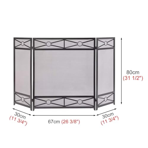 Pantalla para chimenea protector contra chispas YFWOKSL con herramientas 6