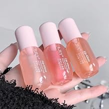 Lip Gloss | Long-Lasting, Moisturizing, Plumping, Revitalizing for Dry Lips, Waterproof, No Peel Off, Hydrating, Nourishing Crystal Clear3pcs