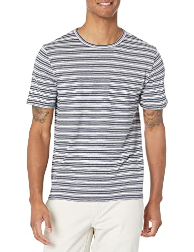 Vince Men's Variegated Stripe S/S Crew