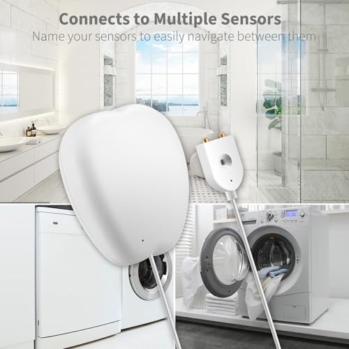 Détecteur de fuite d'eau WiFi connecté - Notification instantanée via application Tuya