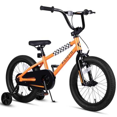 vollsch BMX Style Kids Bike for 2-8 Years Old Boys Girls 16 Inches Toddlers Bicycle with Coaster Brake Training Wheels