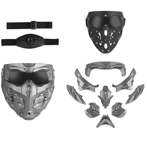 Masque Tactique Doomsday Sunset armure adsorption magnétique CS Games protection Halloween