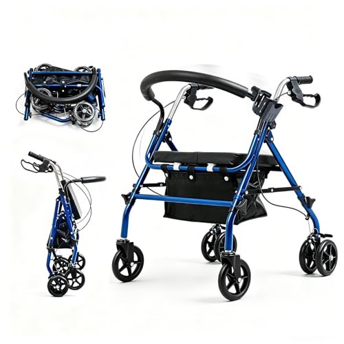 AIZYZYO �V���o�[�J�[ 4�� �܂肽���� ����� ��e�ʃo�X�P�b�g&�h�����N�z���_�[�t�� ���s�⏕�� �������J�[�g ����җp 150kg�ω׏d 6�C���`��� �c�C���u���[�L �u���[