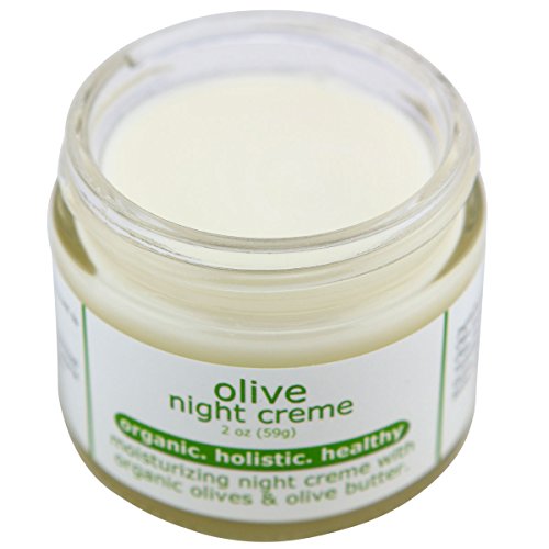 Made From Earth Olive Oil Organic Night Cream For Intense Hydration Of Face And Neck, 2 Oz #TOP2